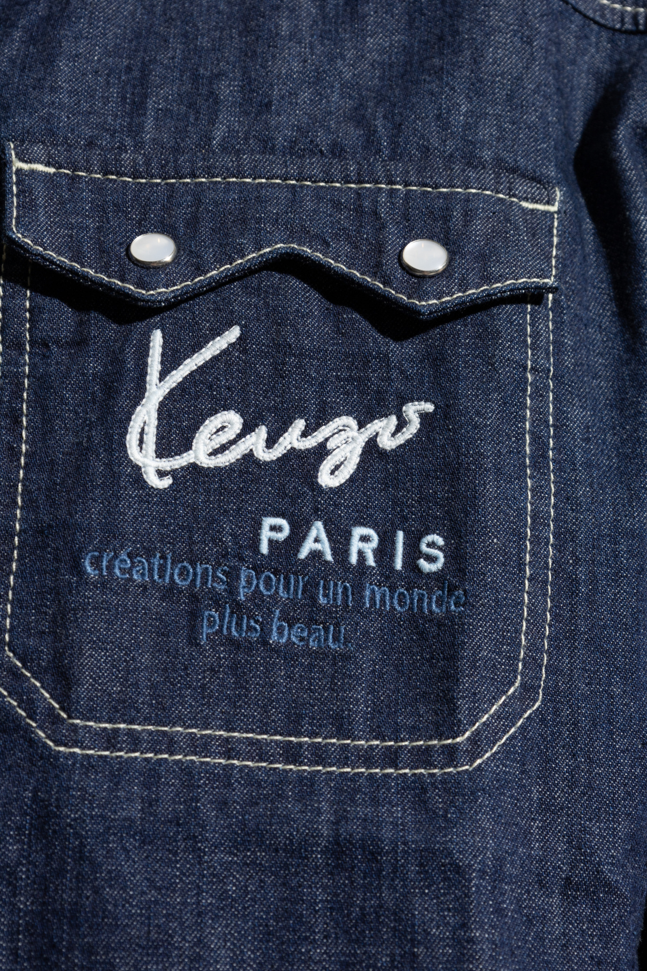 Kenzo jeans shirt hotsell